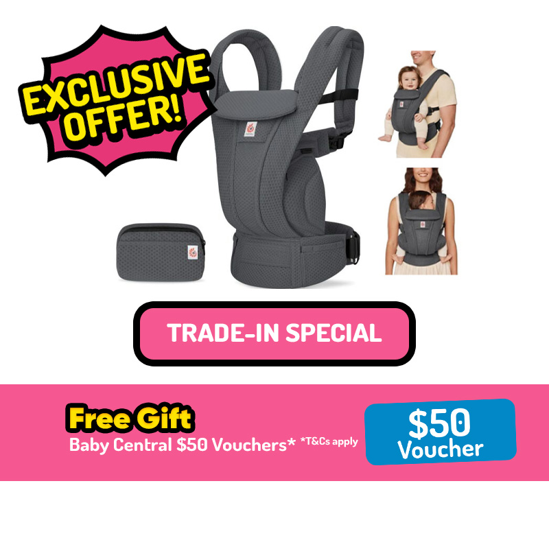 [EXCLUSIVE OFFER_TRADE-IN SPECIAL] Ergobaby Omni Deluxe Mesh Carrier + FREE GIFT